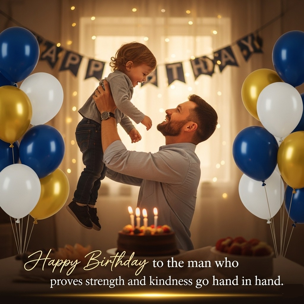 Happy Birthday to the man who proves strength and kindness go hand in hand.